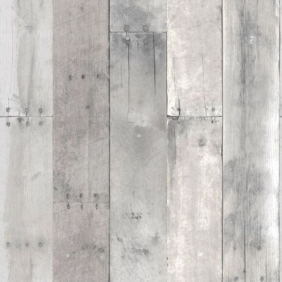 Threshold - Reclaimed Wood Peel & Stick Wallpaper Gray - Thres Gray - Picture 1 of 8